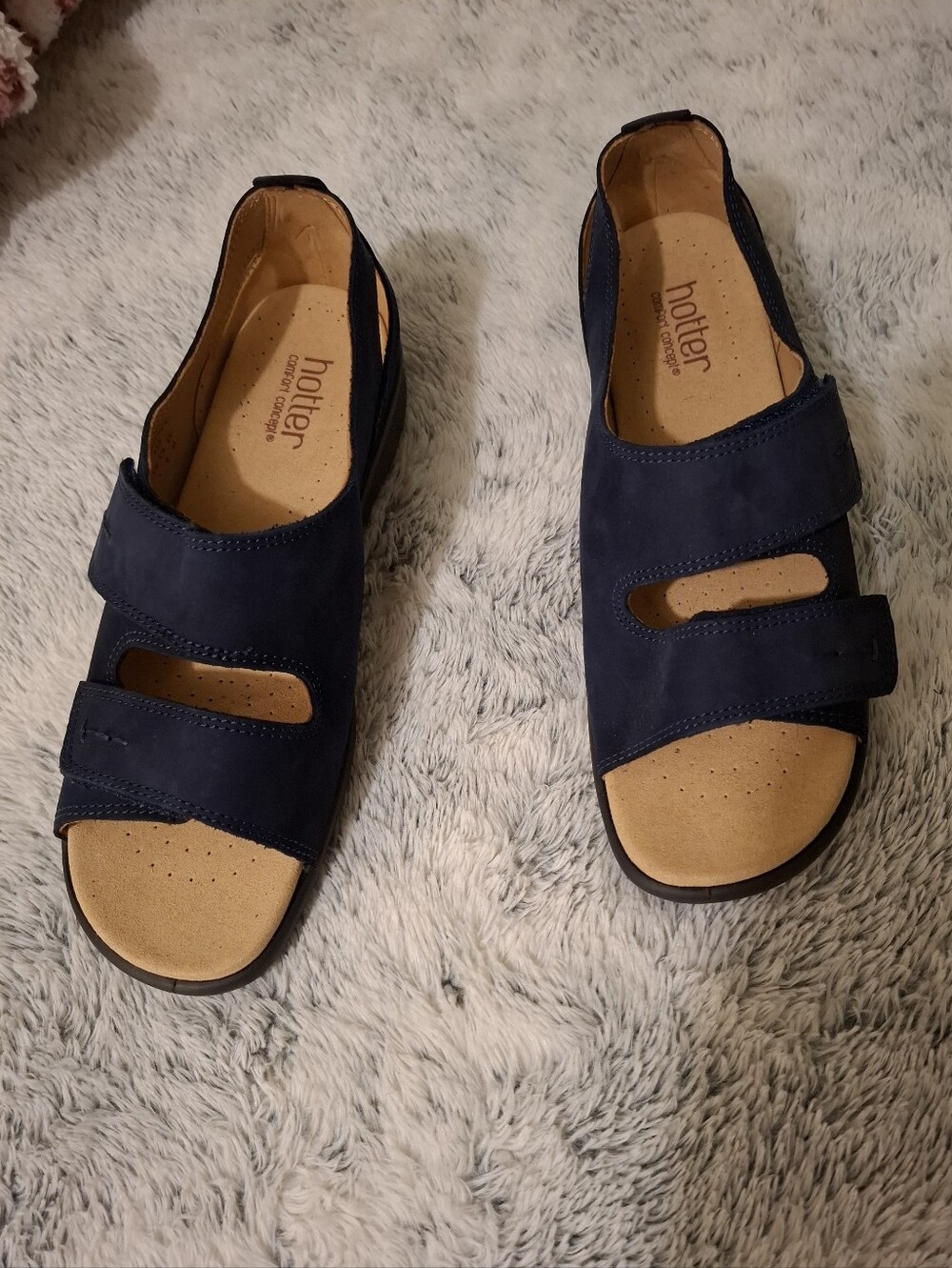 Hotter Women's Navy Comfort Sandals